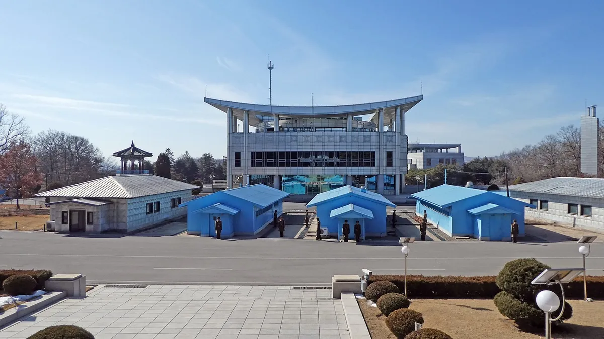 La Zona de Seguridad Conjunta de Panmunjom, en la frontera entre las dos Coreas (foto de archivo)