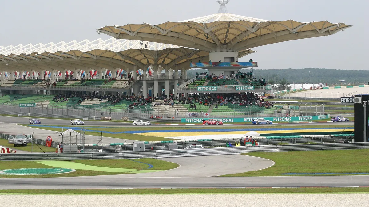 La tribuna principal del circuito de Sepang, en Malasia (foto de archivo)
